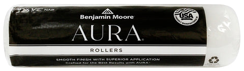 Benjamin Moore 073590-018 Paint Roller Cover, 1/2 in Thick Nap, 9 in L