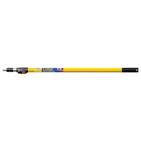 Premier 83048 Extension Pole, 4 to 8 ft L, Fiberglass/Stainless Steel