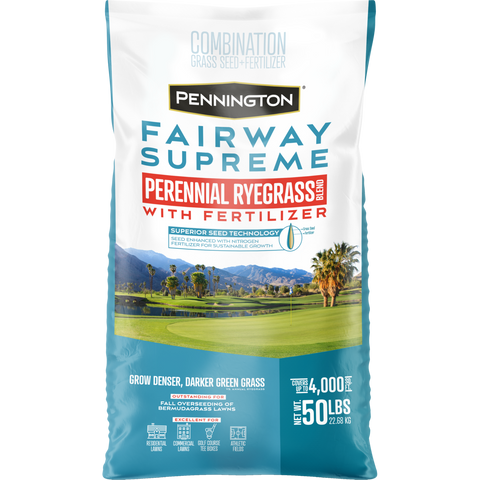 Pennington Fairway Supreme Series 100534853 Grass Seed, 50 lb Bag
