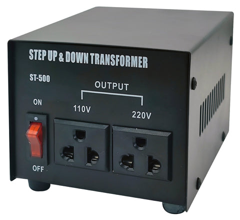 Goldsource ST-500W Step Up/Down Transformer, 500 VA , 110/220 VAC Secondary, Pack of 6