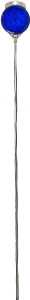 Hy-Ko DM100B36 Driveway Marker, Aluminum Post, Blue Reflector, Pack of 24