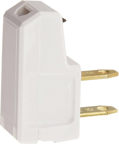 Legrand 2600WBPCC10 Quick Attach Plug, 15 A, 125 V, NEMA: NEMA 1-5P, White