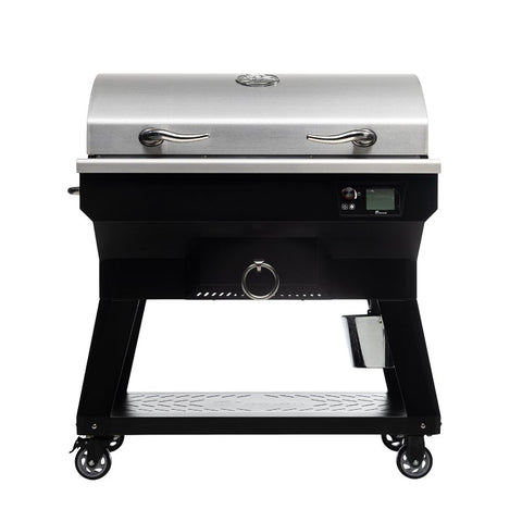 Recteq SmokeStone Series RT-600SMKSTN Wi-Fi Pellet Griddle, 600 sq-in Primary Cooking Surface, Side Shelf Included: No