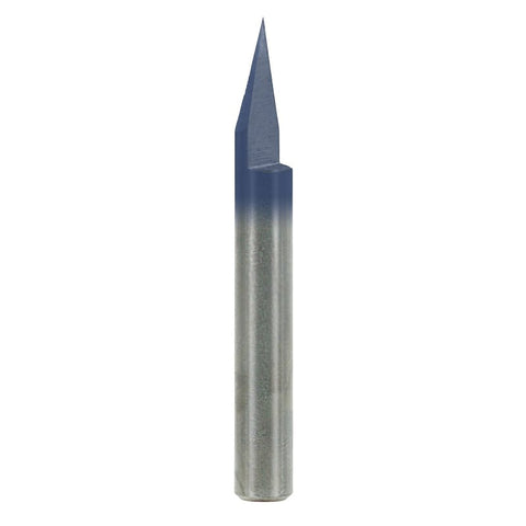 Freud 70-115 Engraving V-Groove Bit, 1/4 in Dia Cutter, 29/64 in L Cutting, 2 in OAL, 1/4 in Dia Shank