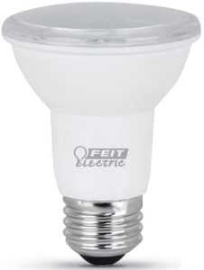 Feit Electric PAR2050/10KLED/3 LED Lamp, Flood/Spotlight, PAR20 Lamp, 50 W Equivalent, E26 Lamp Base, 3000 K Color Temp