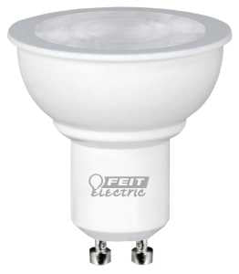 Feit Electric BPMR16GU10/500/93 LED Lamp, Track/Recessed, 450 Lumens, 6 W, MR16 Lamp, 50 W Equivalent, GU10 Lamp Base