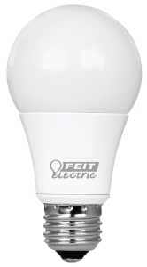 Feit Electric OM60DM/927CA/4 LED Lamp, 800 Lumens, 8.8 W, A19 Lamp, 60 W Equivalent, E26 Lamp Base
