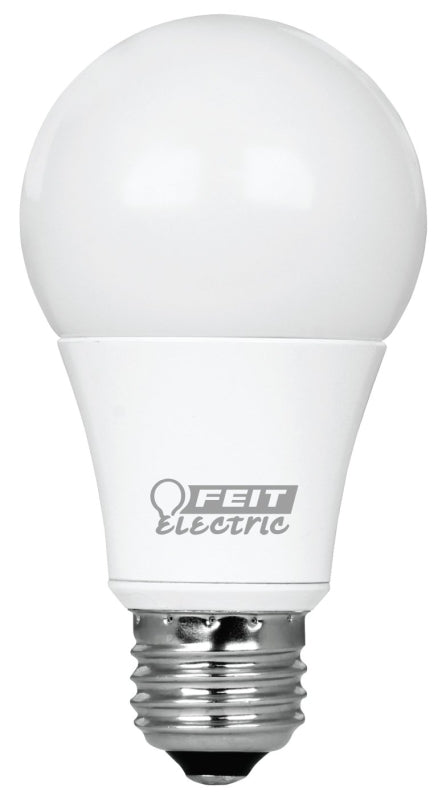 Feit Electric OM60DM/930CA/4 LED Lamp, 120 V, 800 Lumens, 8.8 W, A19 Lamp, 60 W Equivalent, E26 Lamp Base