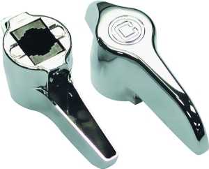 Danco 88516 Faucet Handle, Lever, Vise Grip, Specifications: 0.9 in OD, Zinc, Chrome Plated