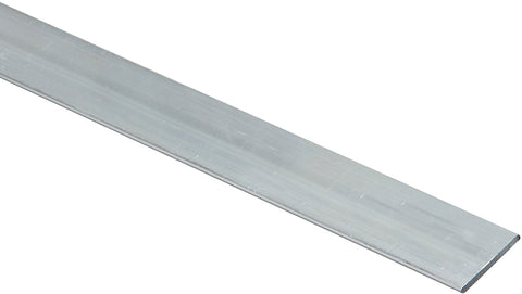 National Hardware 4201BC Series N247-197 Flat Bar, 3/4 in W, 72 in L, 1/16 in Thick, Aluminum, Mill