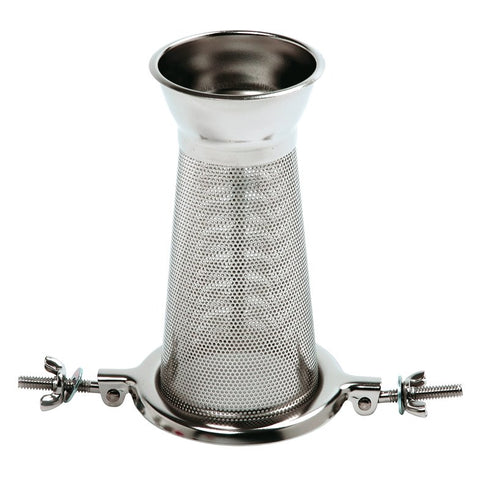 Norpro 1953 Berry Strainer Screen, 3/64 in Mesh, Steel, Chrome, 3-1/2 in Dia