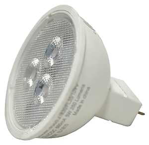 Sylvania 79129 LED Bulb, Track/Recessed, MR16 Lamp, 35 W Equivalent, GU5.3 Lamp Base, Clear, Warm White Light