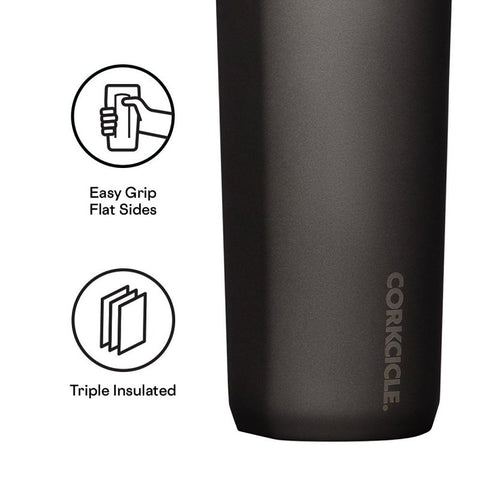 Corkcicle Sierra Series 2817PWW Commuter Cup Travel Coffee Mug, 17 oz, Ceramic, Walnut Wood
