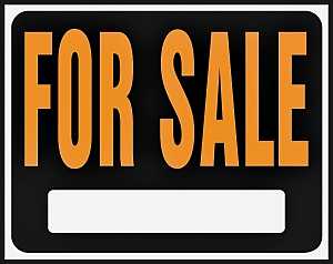 Hy-Ko Hy-Glo Series SP-100 Jumbo Identification Sign, For Sale, Fluorescent Orange Legend, Plastic, Pack of 5