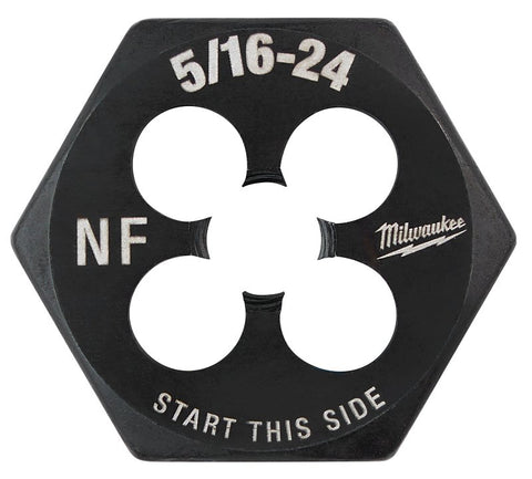 Milwaukee 49-57-5344 Threading Die, 5/16-24 Thread, Fine Thread, HCS