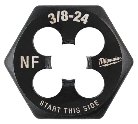 Milwaukee 49-57-5351 Threading Die, 3/8-24 Thread, Fine Thread, HCS