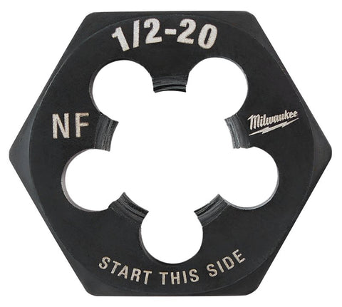 Milwaukee 49-57-5362 Threading Die, 1/2-20 Thread, Fine Thread, HCS