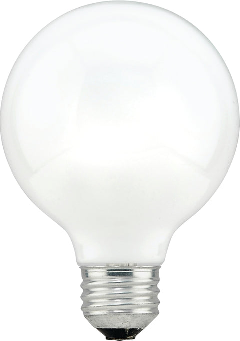 Sylvania 15882 Incandescent Lamp, 40 W, G25 Lamp, Medium Lamp Base, 260 Lumens, 2850 K Color Temp, Soft White Light