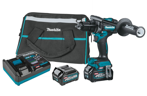 Makita XGT GPH01D Series Hammer Driver Drill Kit, Includes: (1) GPH01Z 40 V max XGT Brushless 1/2 in Hammer Driver Drill
