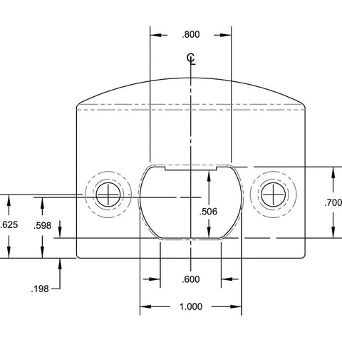 Defender Security E 2233 Strike Plate, 2-1/4 in L, 1-7/16 in W, Steel, Antique Brass