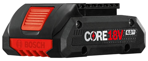 Bosch GBA18V40 Battery Pack, 18 V Battery, 4 Ah, 0.9 hr Charging