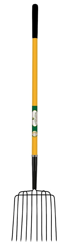 Landscapers Select BPJ-10LF-OR Fork 10 Tine Fiberglass Handle, 54 in