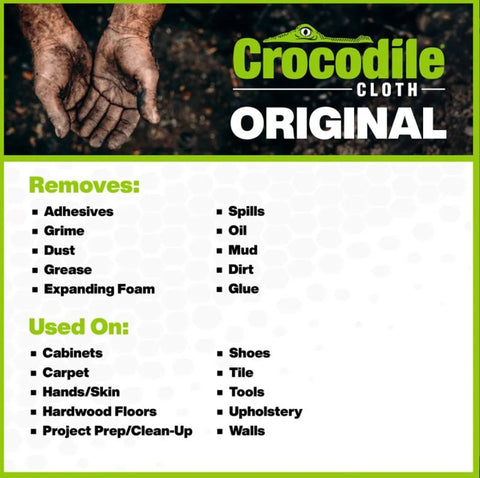 Crocodile Cloth Professional 5900 Cleaning Cloth, 15 in L, 10 in W