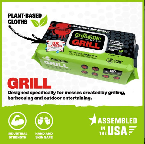Crocodile Cloth Consumer 6600 Grill Cleaning Cloth, 15 in L, 10 in W