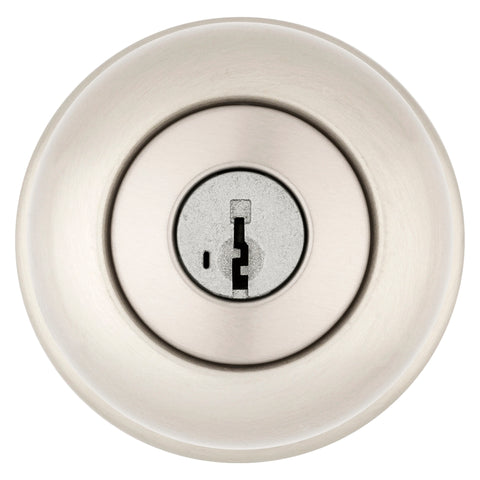 Kwikset Signature Series 740J15SMTCP Entry Knob, Knob Handle, Satin Nickel, Metal, KW1, K4 Keyway, 2 Grade