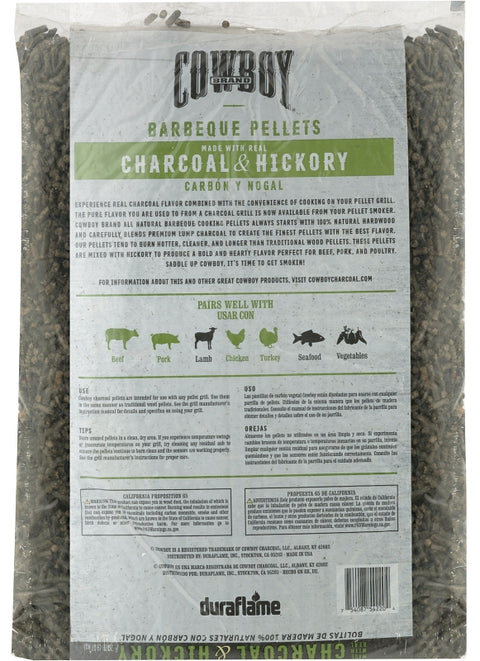 PELLET BBQ CHRCL&HICKORY 20LB