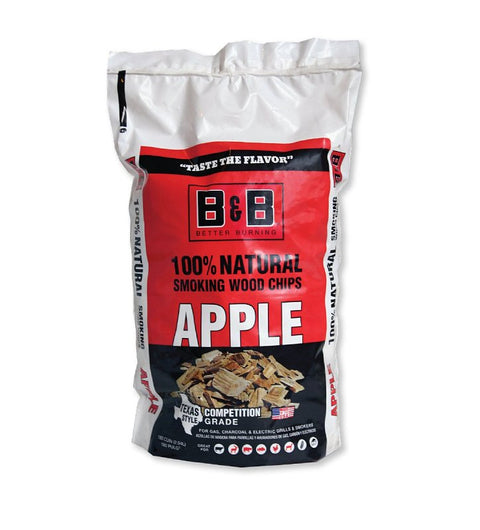B & B Charcoal 38065 Series Smoking Chips, Apple, Wood, 180 cu-in