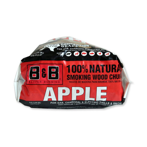 B & B Charcoal 00141 Series Smoking Chunk, Apple, Wood, 549 cu-in