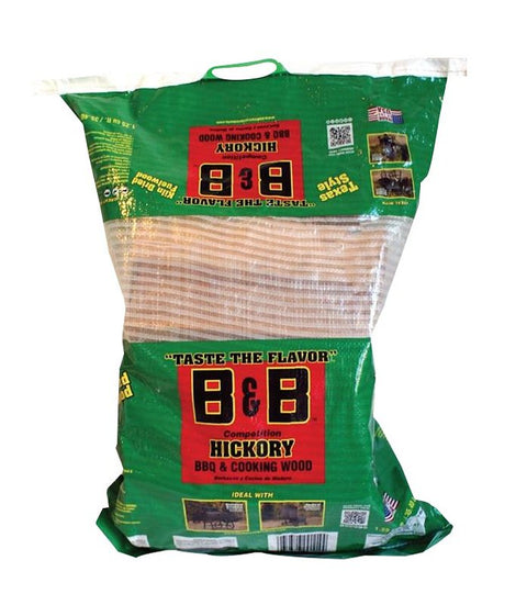 B & B Charcoal B00202 Hickory Cooking Wood, 0.65 cu-ft Bag