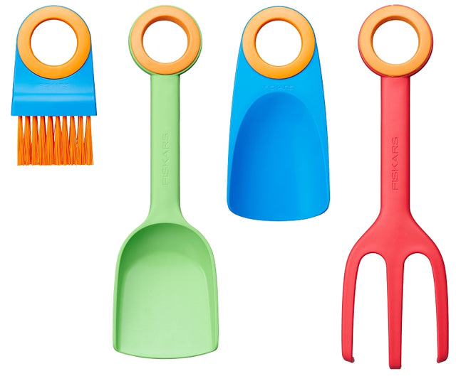 Fiskars 375390-1001 Kid's Scratch Tool Set, Fiber, 4-Piece – Shell ...
