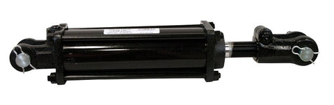 SMV Industries 4X8 ASAE Hydraulic Cylinder, ASAE, Double Acting, 8 in L Stroke, 4 in Bore, 1-1/4 in Dia Rod