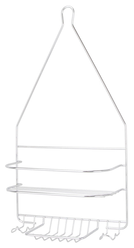 Simple Spaces SS-SC-25-CH-3L Shower Caddy, 2-Shelf, Steel, 10 in OAW ...