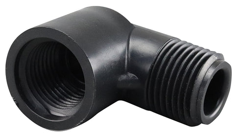 Lasco M412005BC Street Pipe Elbow, 1/2 in, FIP x MIP, 90 deg Angle, PVC, SCH 40 Schedule