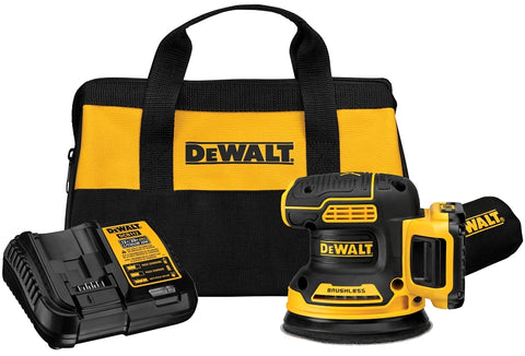 DEWALT XR Series DCW210D1 Random Orbit Sander, Battery Included, 20 V, 2 Ah