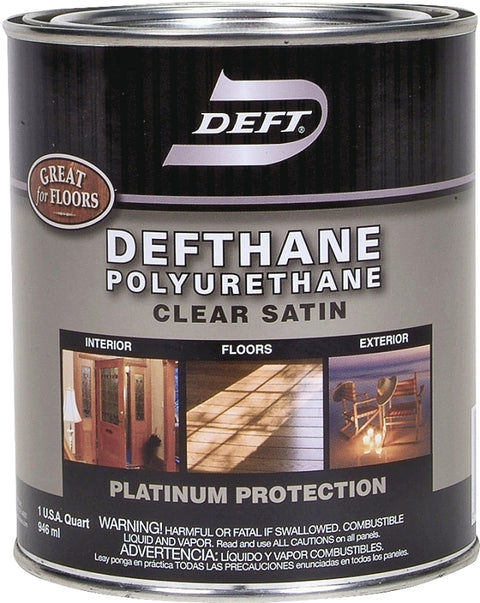 PPG Defthane 026-04 Polyurethane, Liquid, Amber, 1 qt, Can