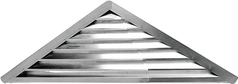 Lomanco LomanCool 910 Adjustable Louver, 263 to 548 sq-in Net Free Ventilating Area, Aluminum, Mill, Roof Installation