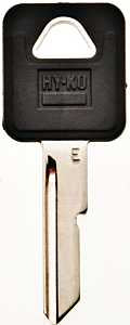 Hy-Ko 12005B44 Key Blank, Brass, Nickel, Pack of 5
