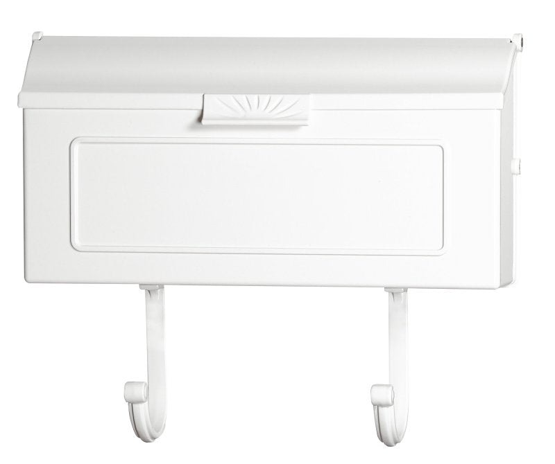 Mailbox Shell Pro-Df AL360B Standard Mailbox, 500 cu-in, Aluminum, Powder-Coated, Wh ...