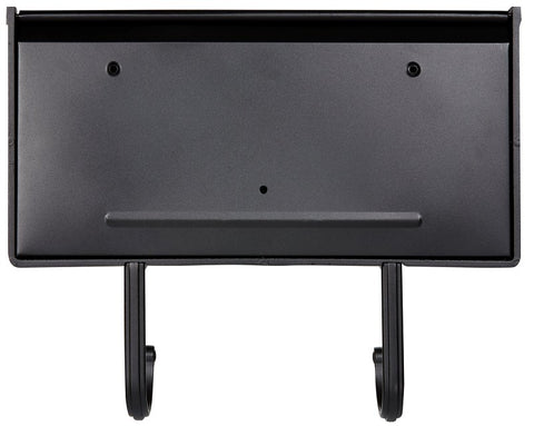 Pro-Df AL361N Standard Mailbox, 500 cu-in, Aluminum, Powder-Coated, Black, 16 in W, 4 in D, 13 in H