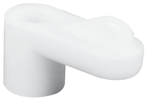 Make-2-Fit PL 7774 Window Screen Clip with Screw, 3/8 in D Dimensions, Plastic, White