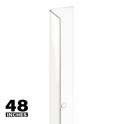 Korner Kovers U 9129 Corner Shield, 48 in L, 3/4 in W, Vinyl, Clear, Pack of 12