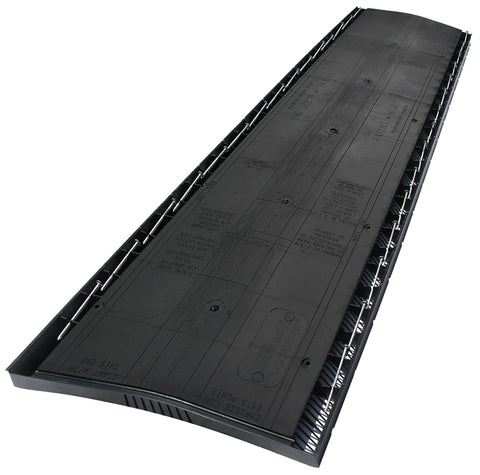 GAF COBRA CRV3 Exhaust Vent, 4 ft L, Polypropylene, Black