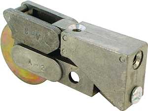 Prime-Line D 1533 Roller Assembly, 1-1/2 in L x 13/16 in W x 1-3/16 in H Dimensions, 1-1/2 in Dia Roller, Steel