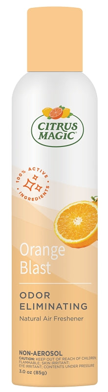 Citrus Magic 612112749-6PK Air Freshener, 3 oz Bottle, Orange Blast, Pack of 6