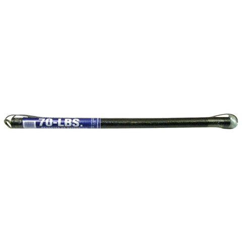 Prime-Line GD 12202 Extension Spring, 1-19/64 in OD, 25 in OAL, Carbon Steel, Galvanized, Loop End, 70 lb