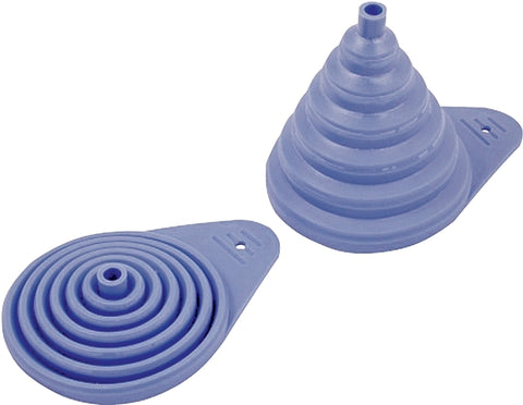 Chef Craft 21654 Collapsible Funnel, 5 in Dia, Plastic, Pack of 12